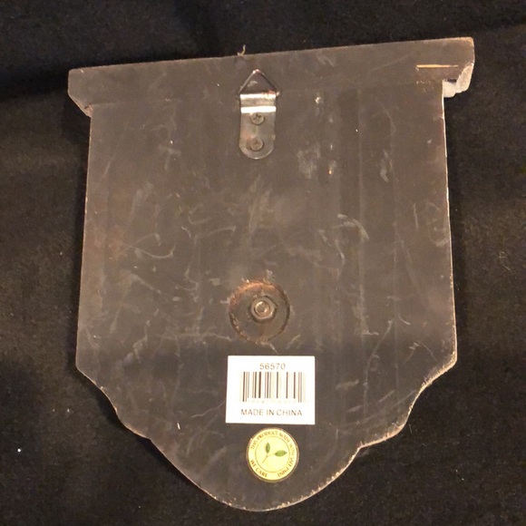 WOOD& METAL CRYSTAL DOORKNOB HOOK. 8” LONG BY 7” WIDE. Excellent Condition - Picture 3 of 4